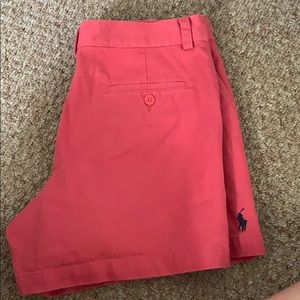 A perfect faded red Ralph Lauren short